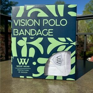 Woof Wear Vision Competition White Polo Wraps - NEW IN BOX